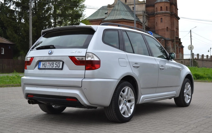 BMW X3 cena 36500 przebieg: 240000, rok produkcji 2007 z Radom małe 562